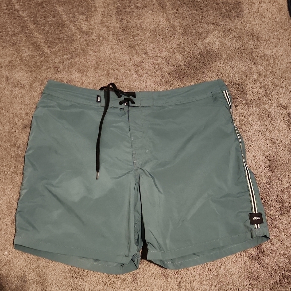 Vans Men's Green Swim Shorts